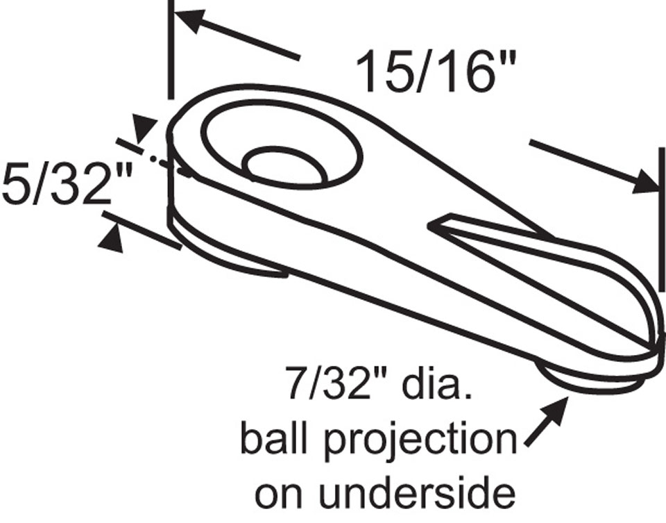 Flush Screen Clip Natural