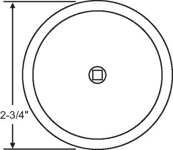 Back Plate Chrome (HS-900-10221C)
