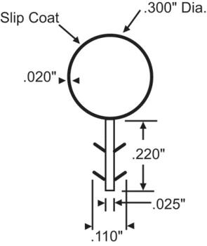 .300 Bulb X .220 Kerf Weatherstrip (HS-63-150BG)