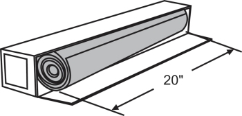 20 Inch Gray Standard Fiberglass Screen Mesh 100 Foot Roll (DD-69-14)