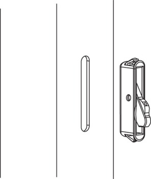 Double Hung Vent Lock Tan (OT-50-1453TN)