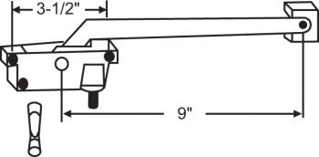 Swing Lite Casement Operator (HS-900-366LH)