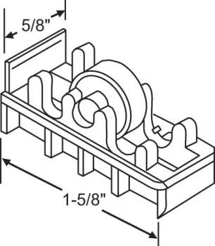 Sliding Window Roller Assembly (HS-900-8245A)