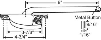 OPERATOR LH 9in ARM LENGTH (HS-900-8890)