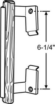 Patio Door Interior Handle (AD-13-558)